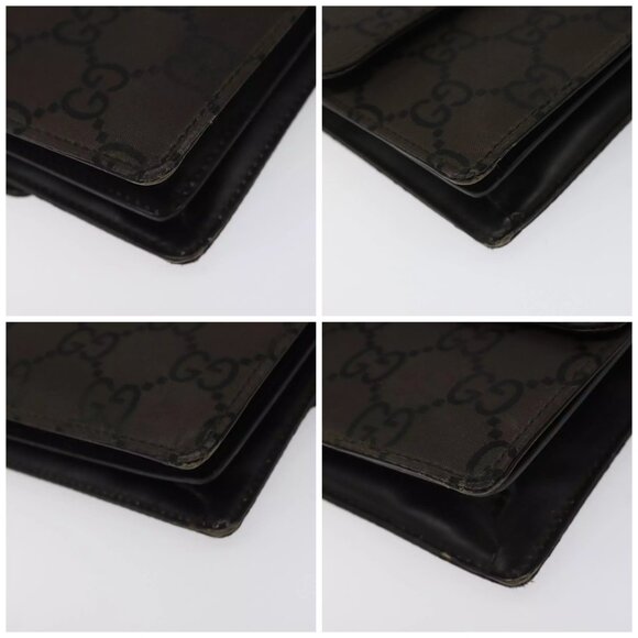 GUCCI GG Canvas Clutch Bag Brown Auth ep8047 - Picture 15 of 16